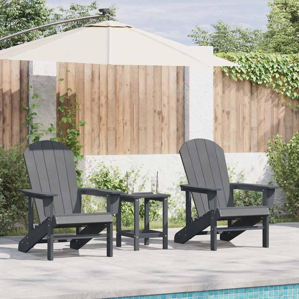 Silla de Jardín 2 uds. Polietileno