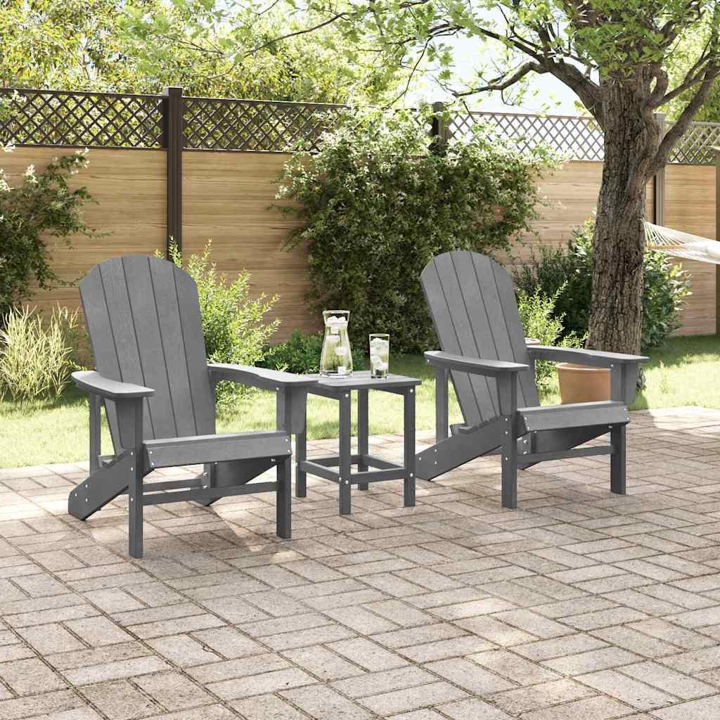 Silla de Jardín 2 uds. Polietileno
