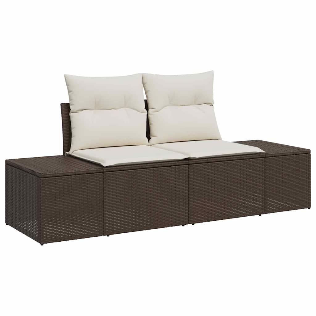 Conjunto de sofá de jardín 10 uds