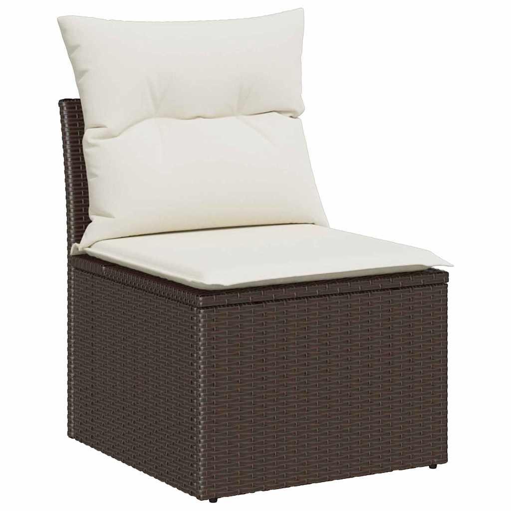 Conjunto de sofá de jardín 10 uds