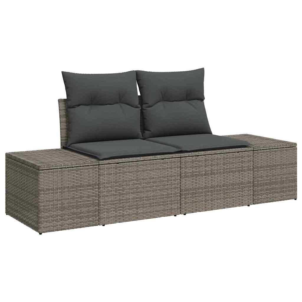 Conjunto de sofá de jardín 10 uds