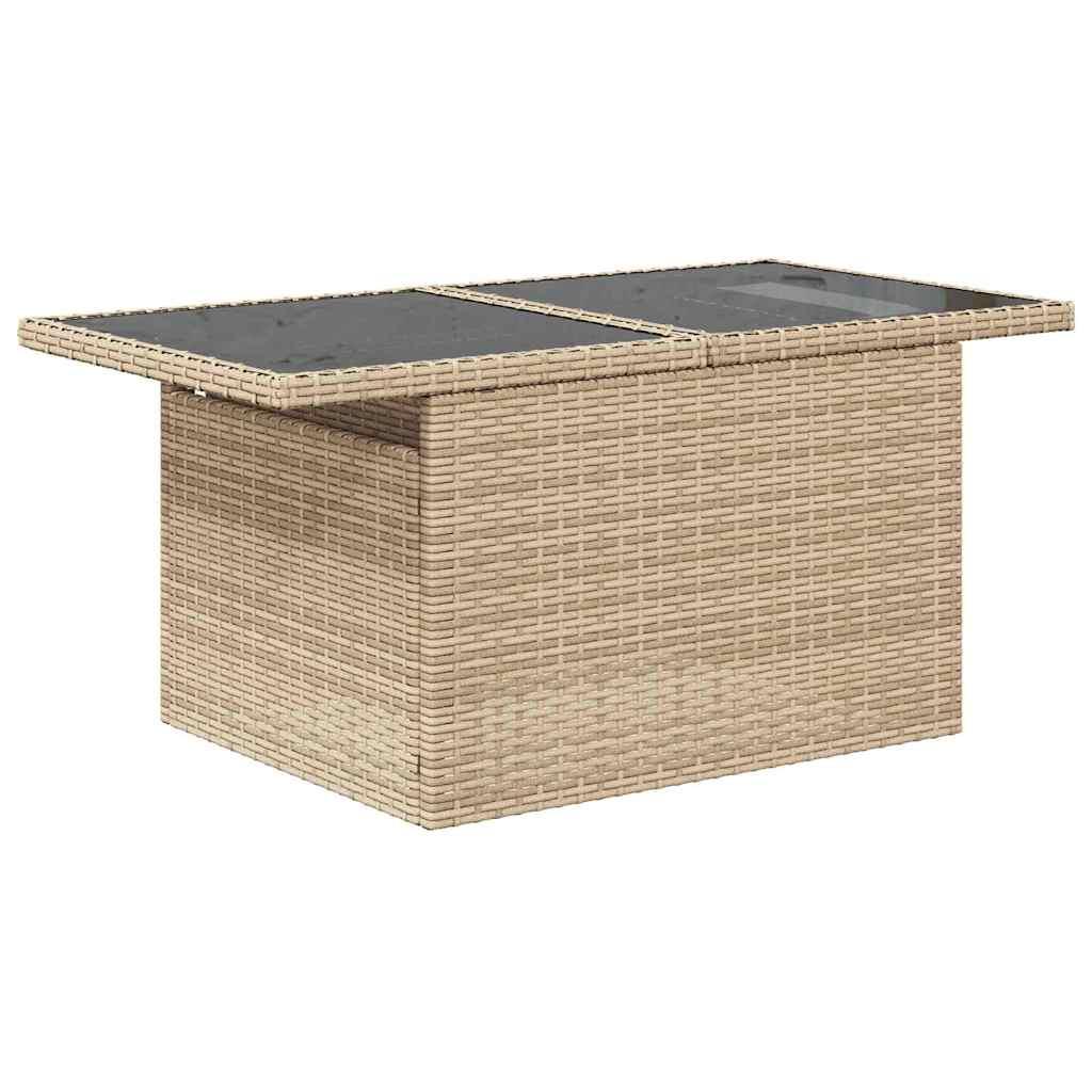 Conjunto de sofá de jardín 7 uds