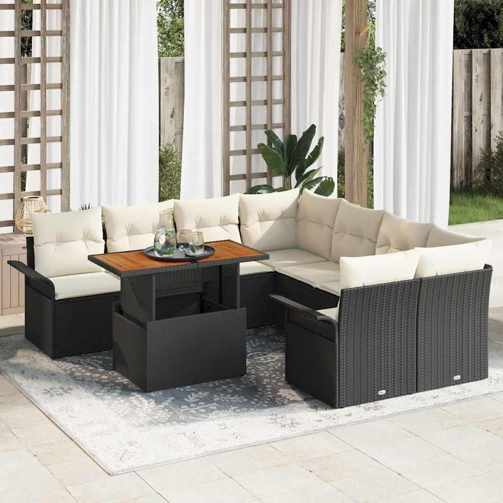 Conjunto de sofá de jardín con cojín