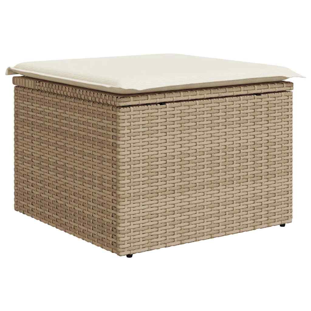 Conjunto de sofás de jardín 7 uds. Gris y Gris Oscuro