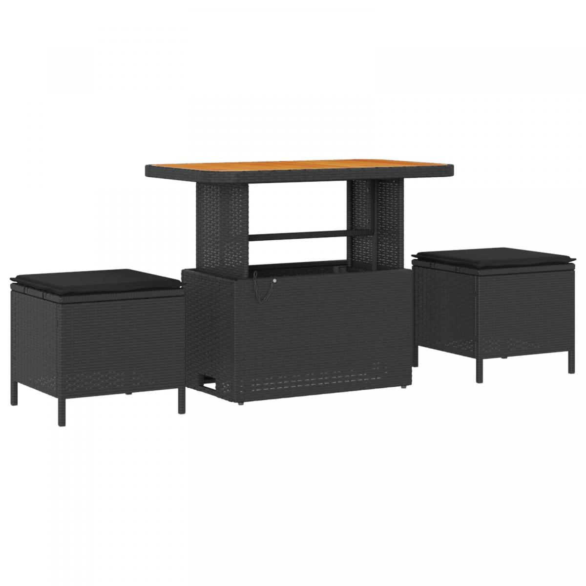 Conjunto de sofá de jardín 10 pcs ratán sintético