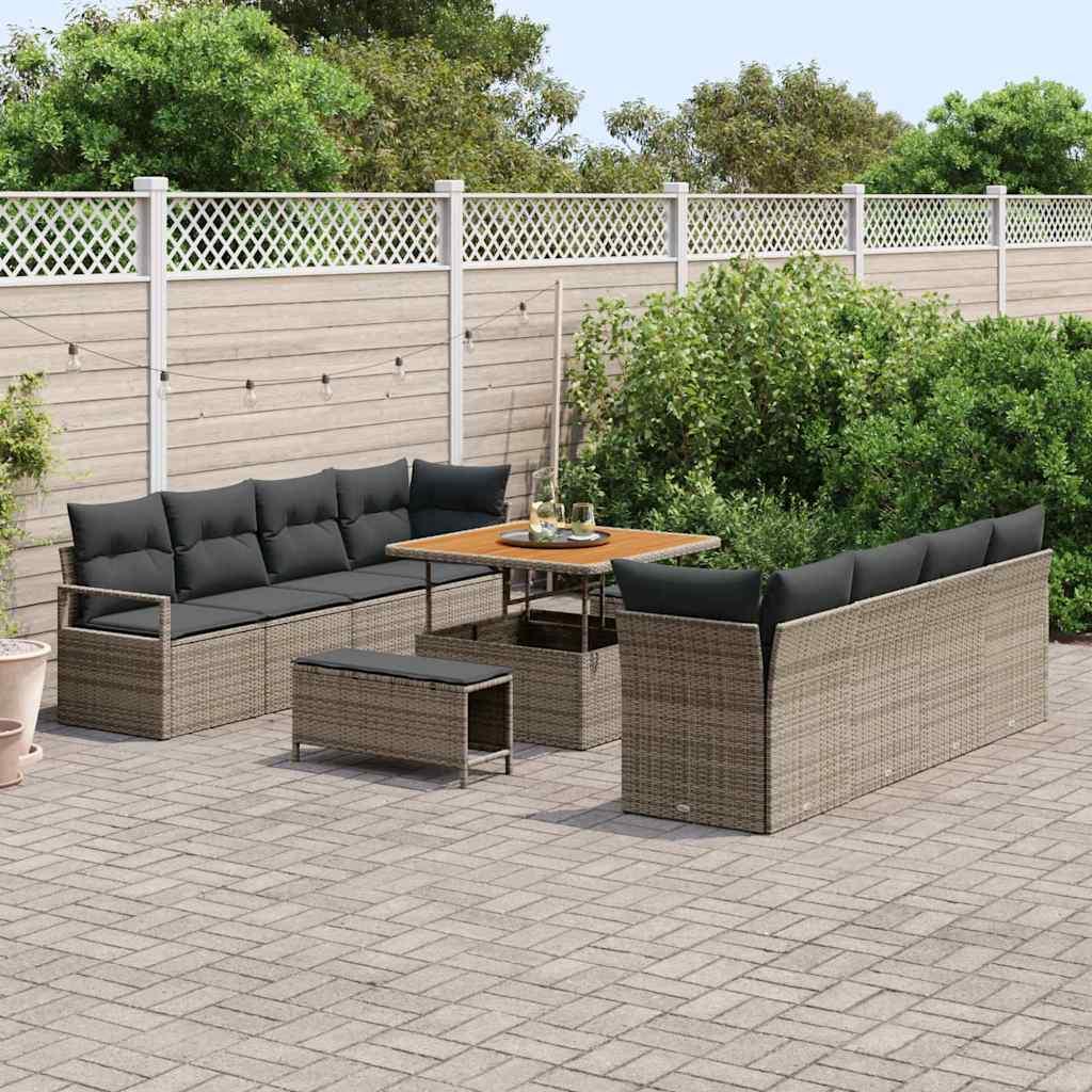 Conjunto de sofá de jardín con cojín