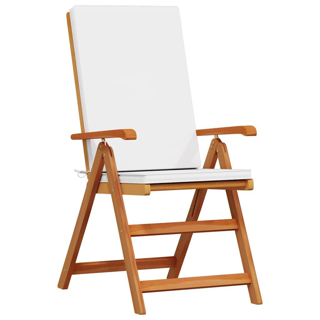 Silla de Jardín 4 uds. Marrón y Madera de teca maciza