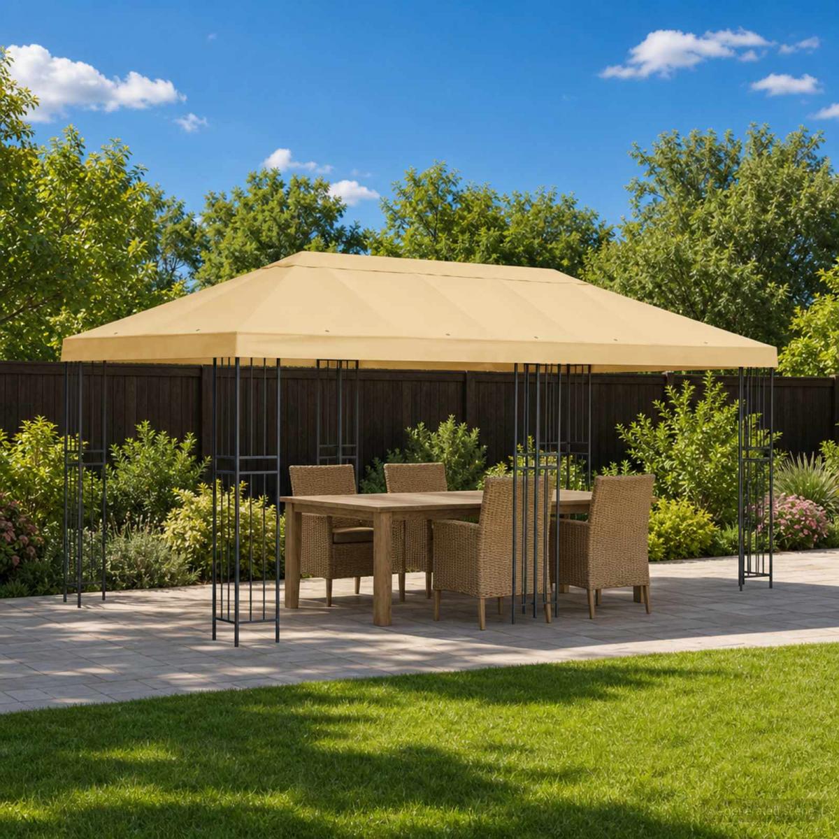 Gazebo de Jardín 6 x 3 m