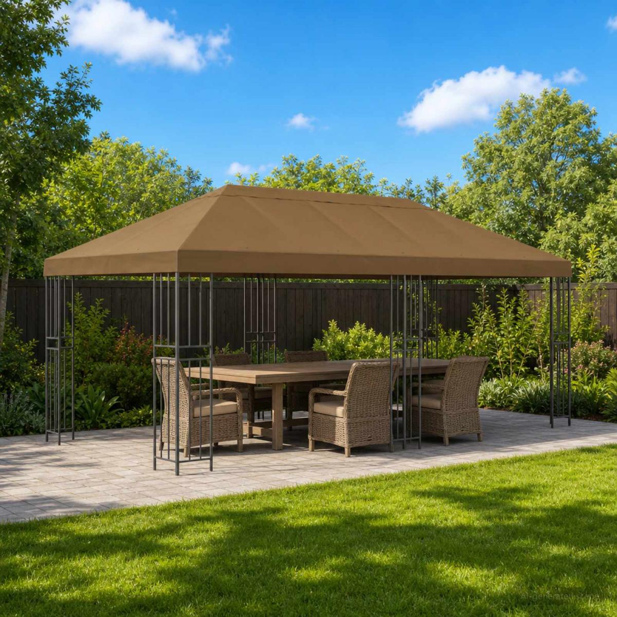 Gazebo de Jardín 6 x 3 m