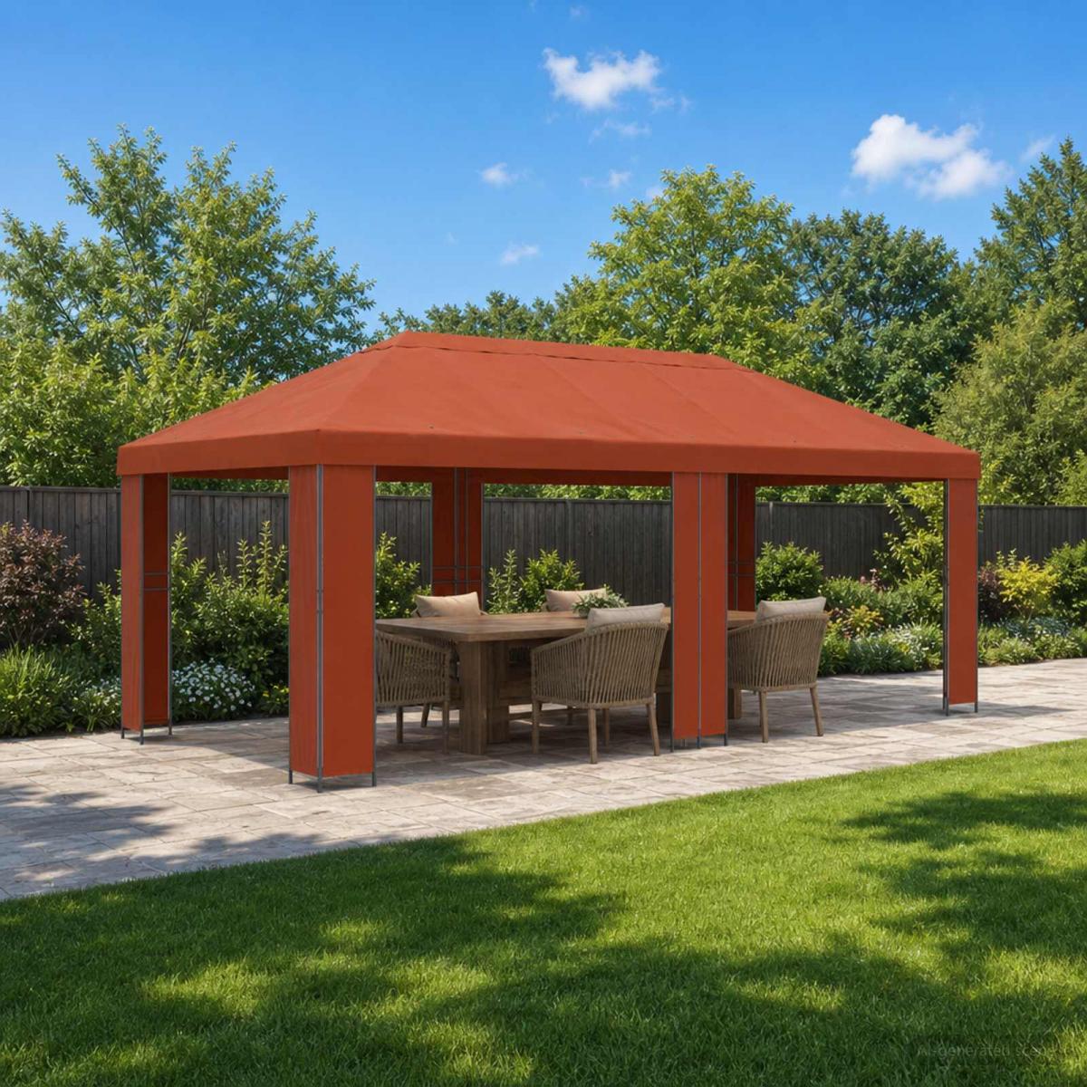Gazebo de Jardín 6 x 3 m