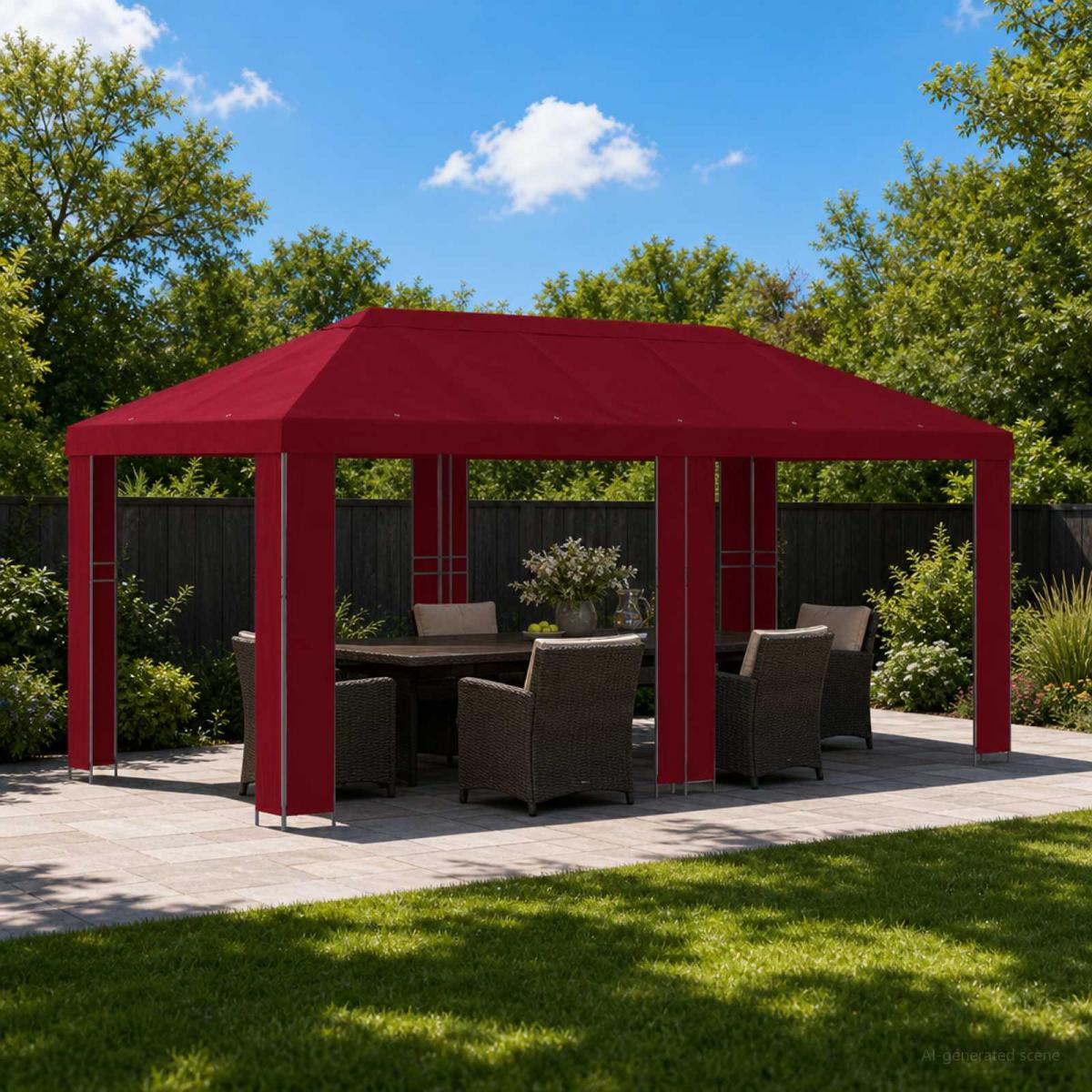 Gazebo de Jardín 6 x 3 m
