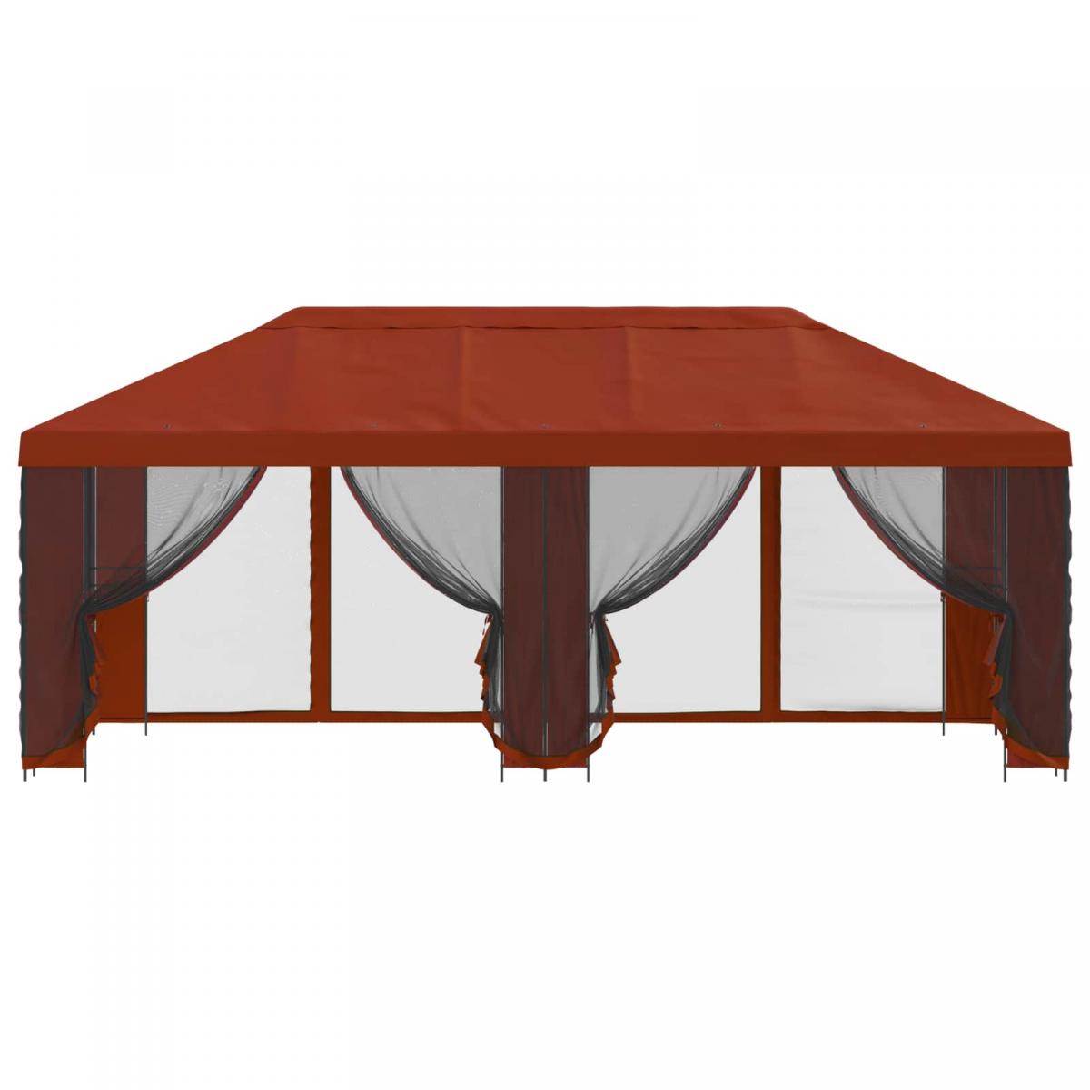 Gazebo de jardín con paredes laterales