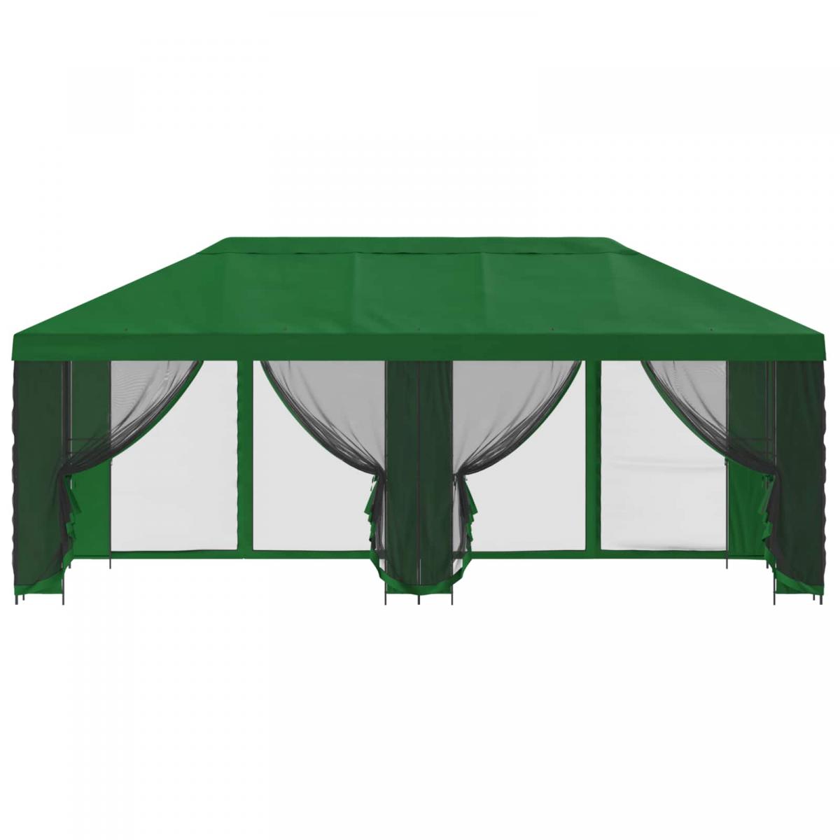 Gazebo de jardín con paredes laterales