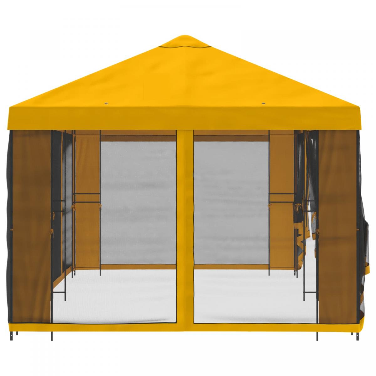 Gazebo de jardín con paredes laterales