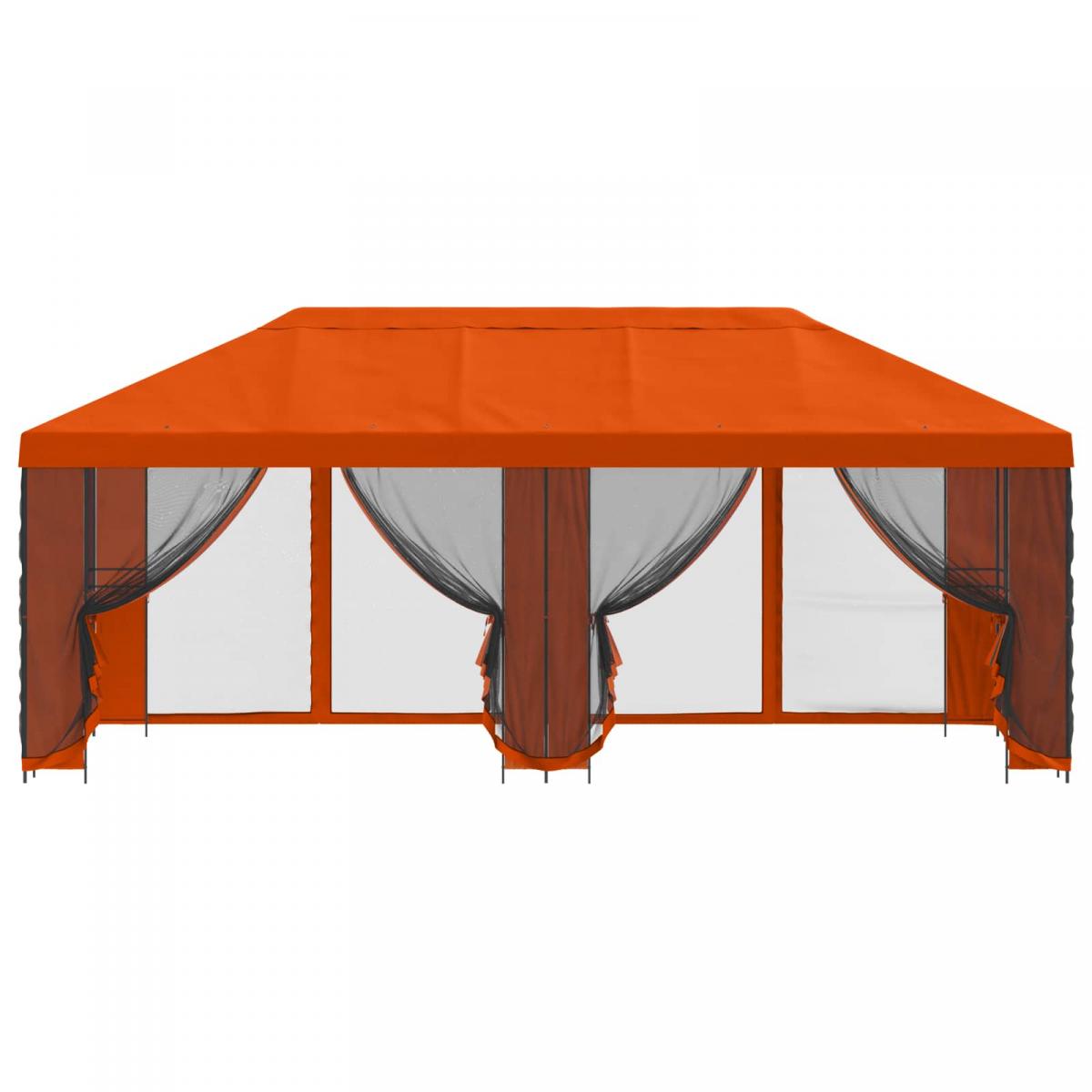 Gazebo de jardín con paredes laterales