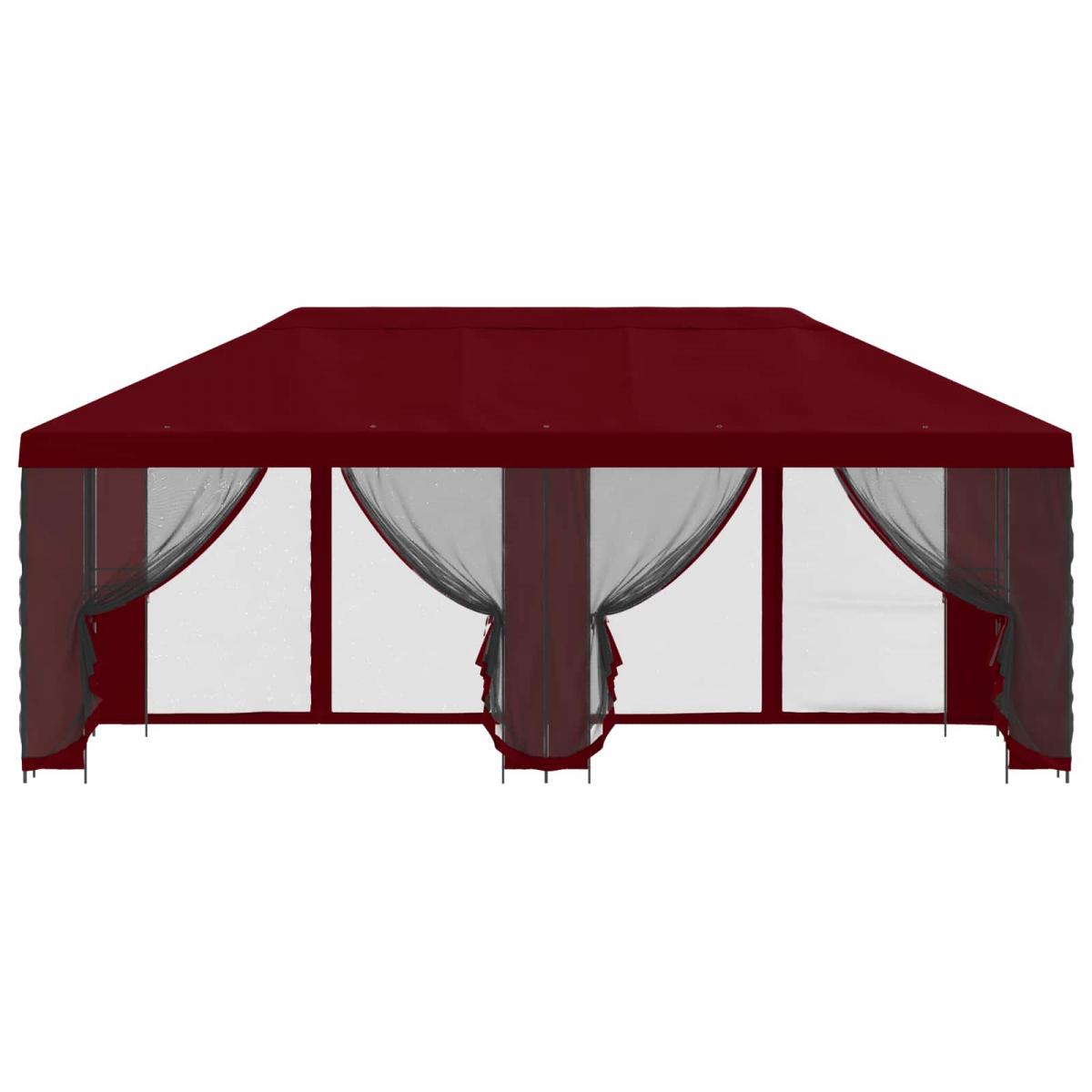 Gazebo de jardín con paredes laterales