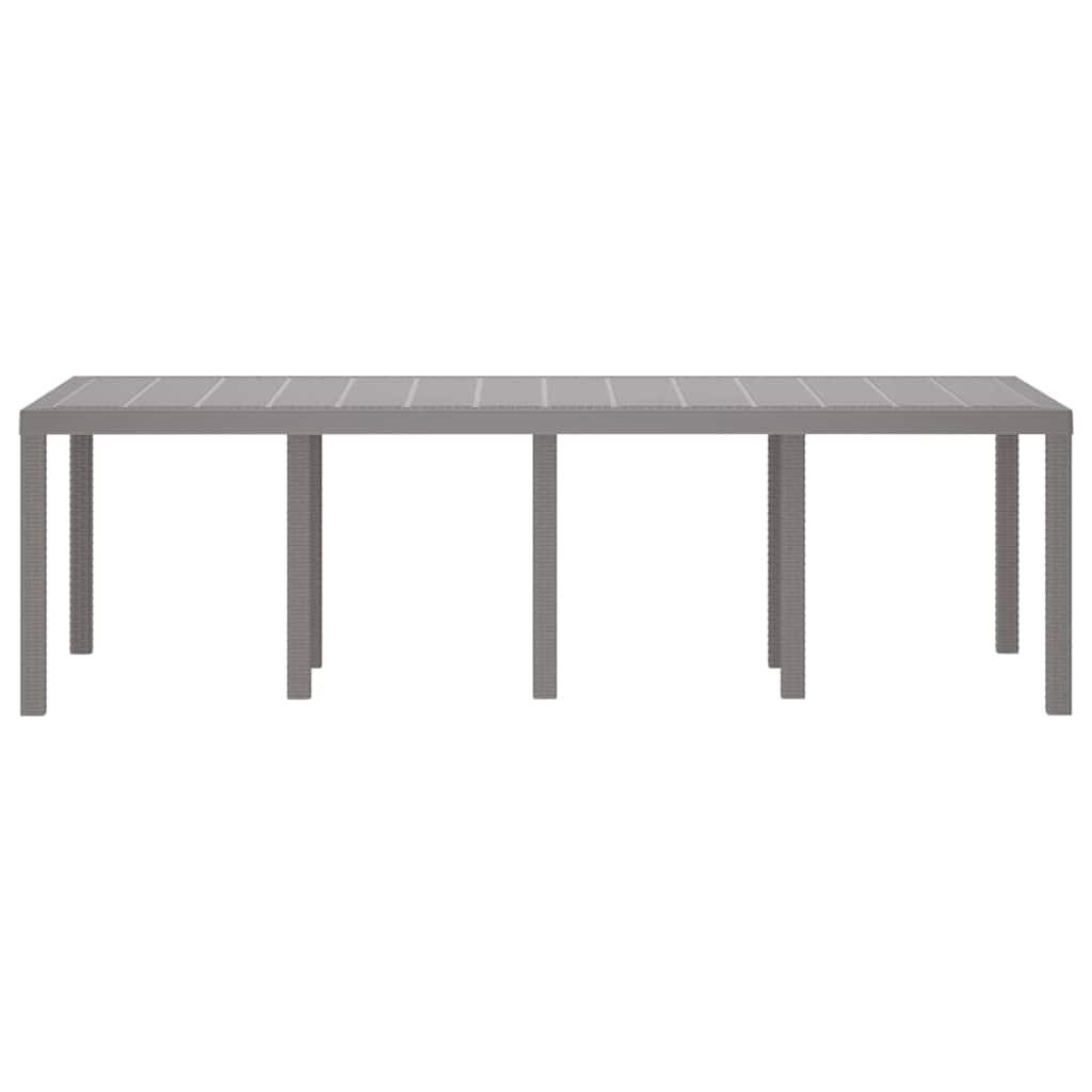 Mesa de Jardín 250 x 100 x 73 cm ratán sintético