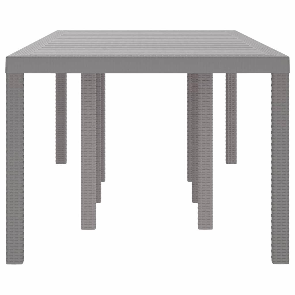 Mesa de Jardín 250 x 100 x 73 cm ratán sintético