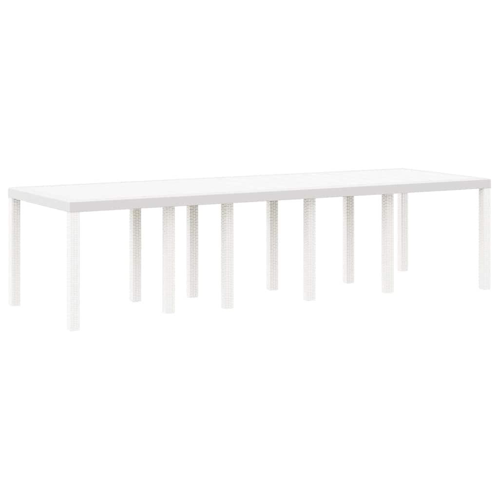Mesa de Jardín 300 x 100 x 73 cm ratán sintético