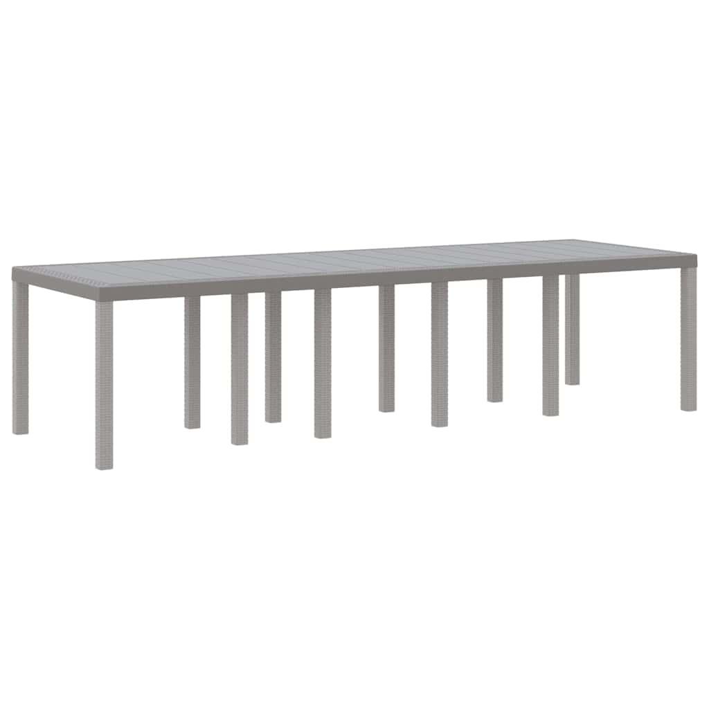 Mesa de Jardín 300 x 100 x 73 cm ratán sintético