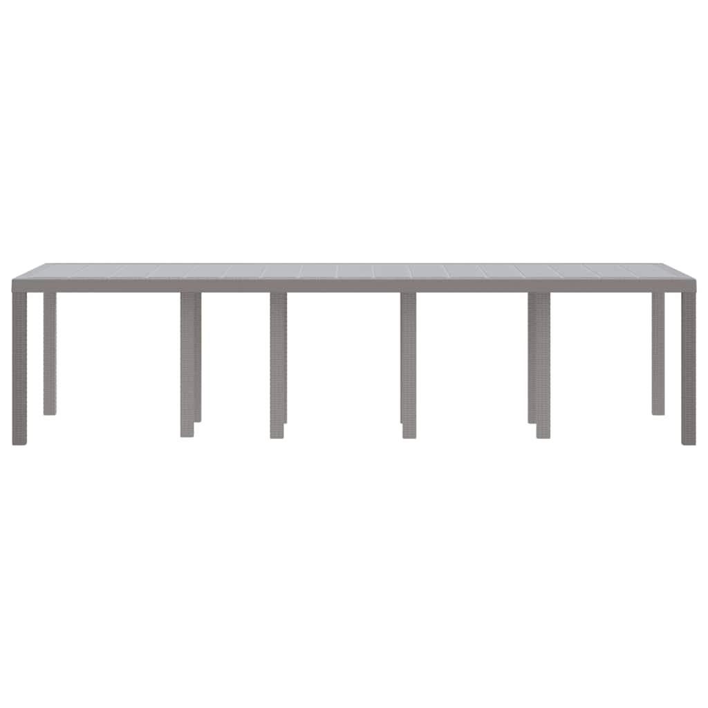 Mesa de Jardín 300 x 100 x 73 cm ratán sintético
