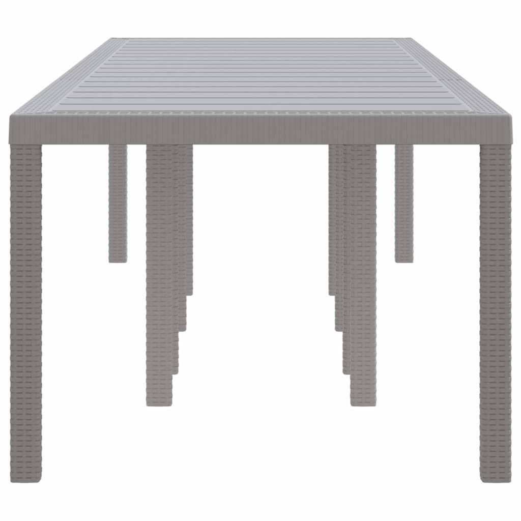 Mesa de Jardín 300 x 100 x 73 cm ratán sintético