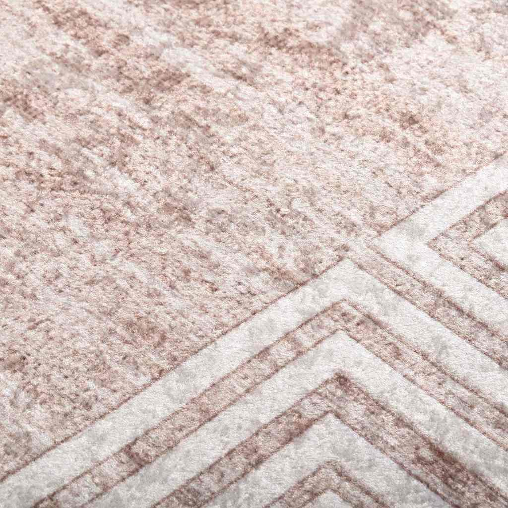 Alfombra lavable negro y blanco 190x300 cm