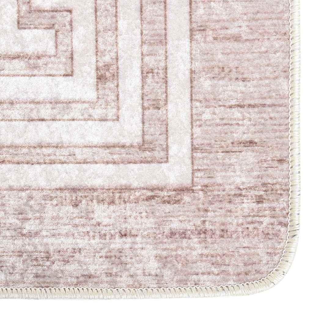Alfombra lavable negro y blanco 190x300 cm