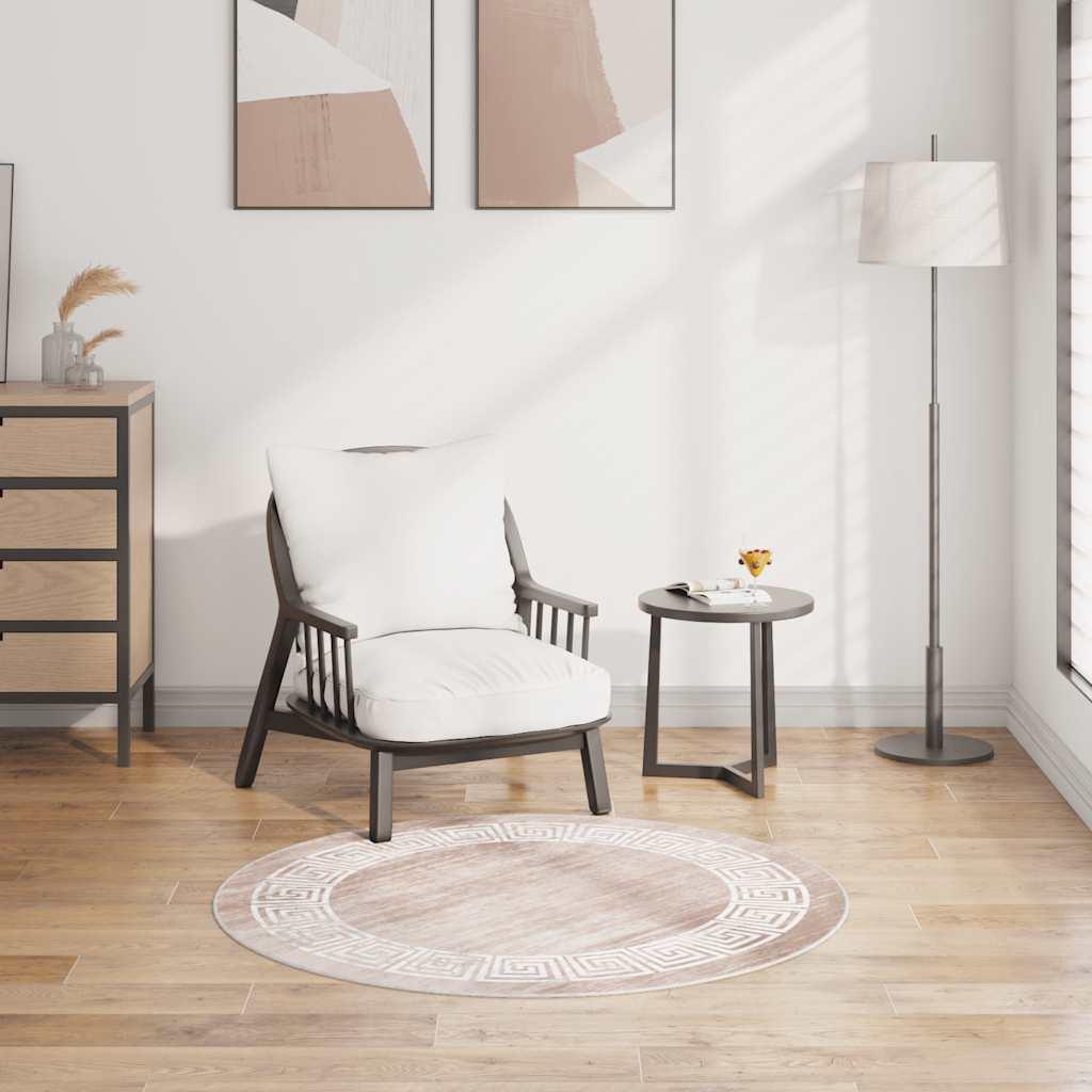 Alfombra lavable negro y blanco 120x180 cm