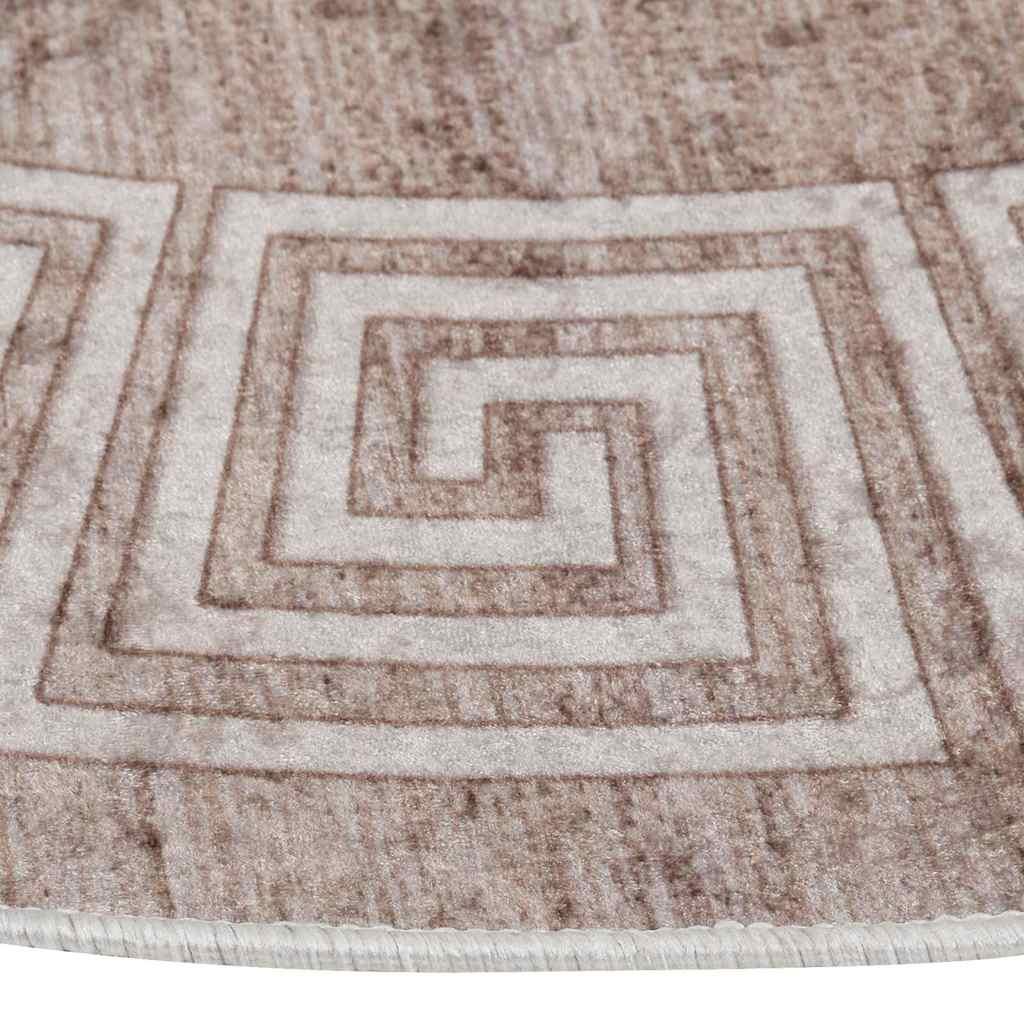 Alfombra lavable negro y blanco 120x180 cm