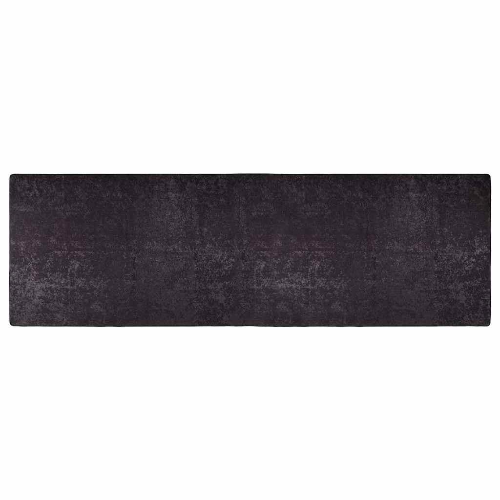 Alfombra lavable negro y blanco 120x180 cm