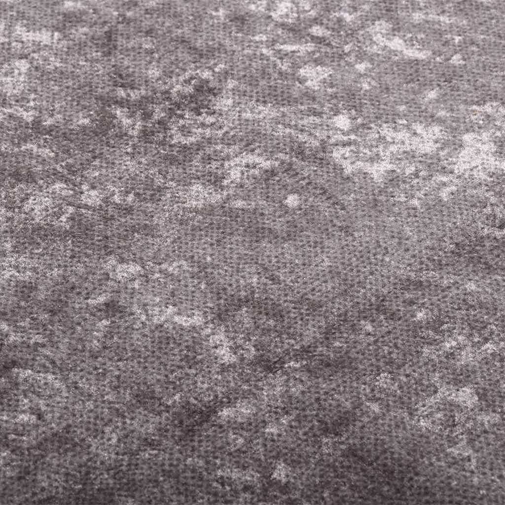 Alfombra lavable negro y blanco 160x230 cm