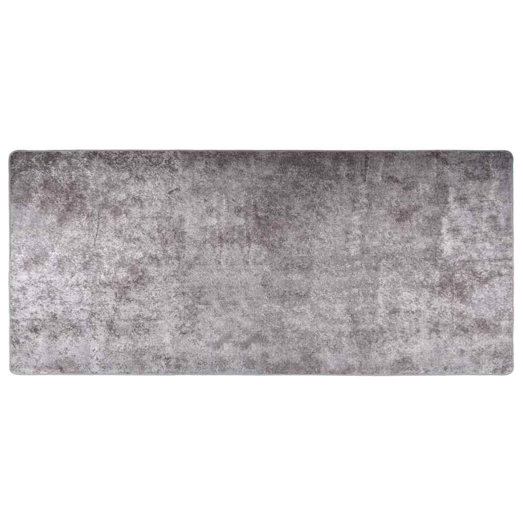 Alfombra lavable negro y blanco 120x180 cm
