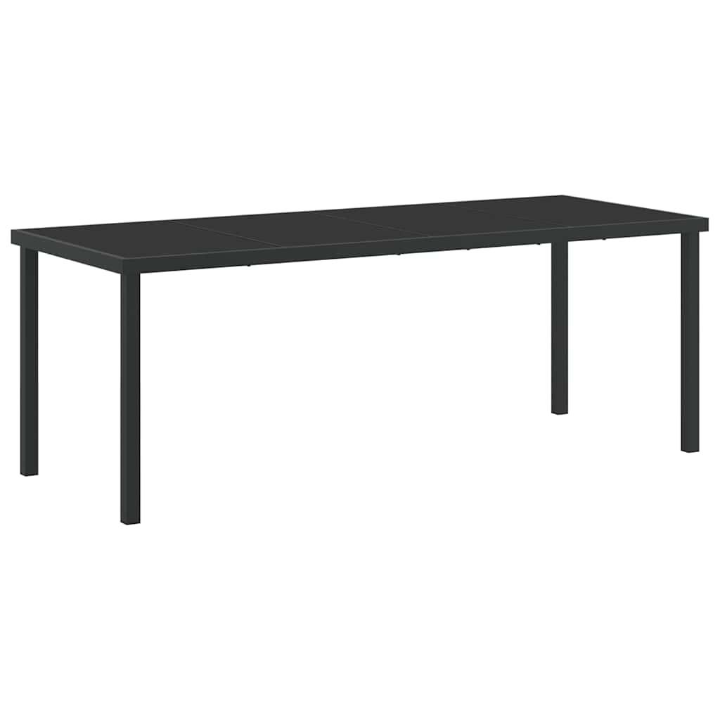 Conjunto de Comedor de Jardín 9 uds. ratán sintético