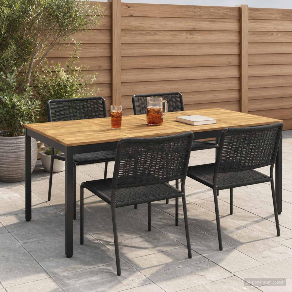 Mesa de cena de jardín