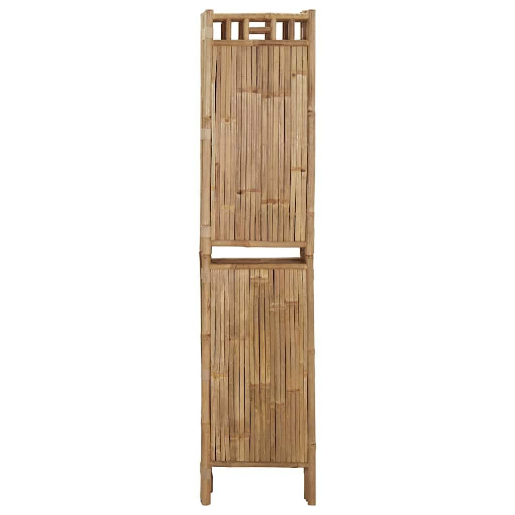 Biombo divisor de 5 paneles gris antracita 200x180 cm
