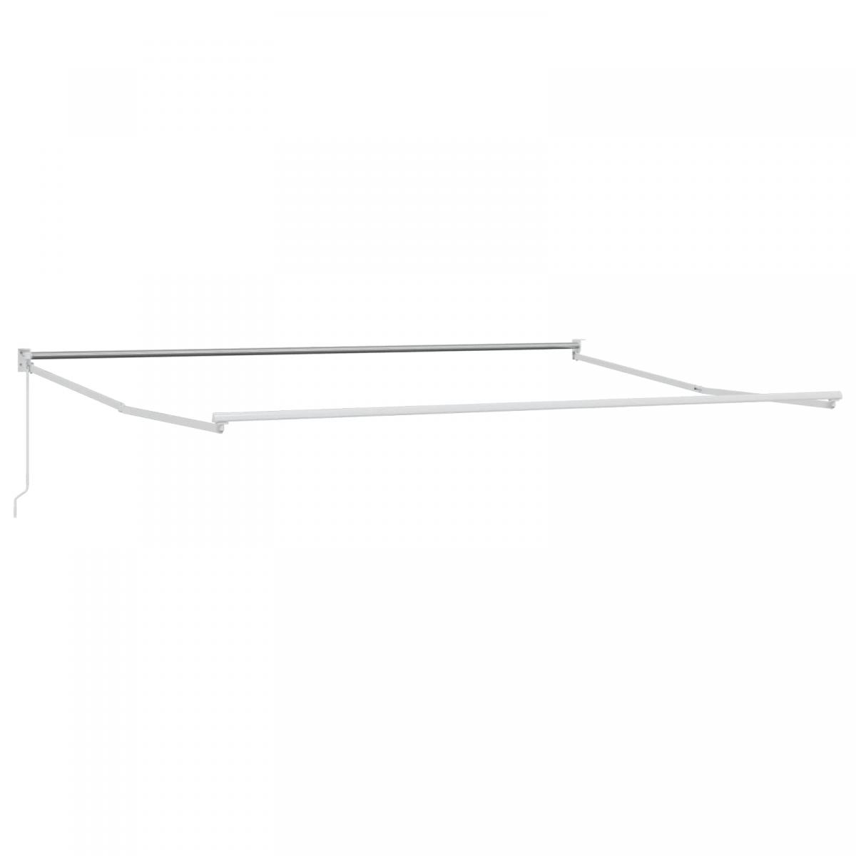 Toldo retráctil Amarillo y Naranja 300 x 250 x 165 cm