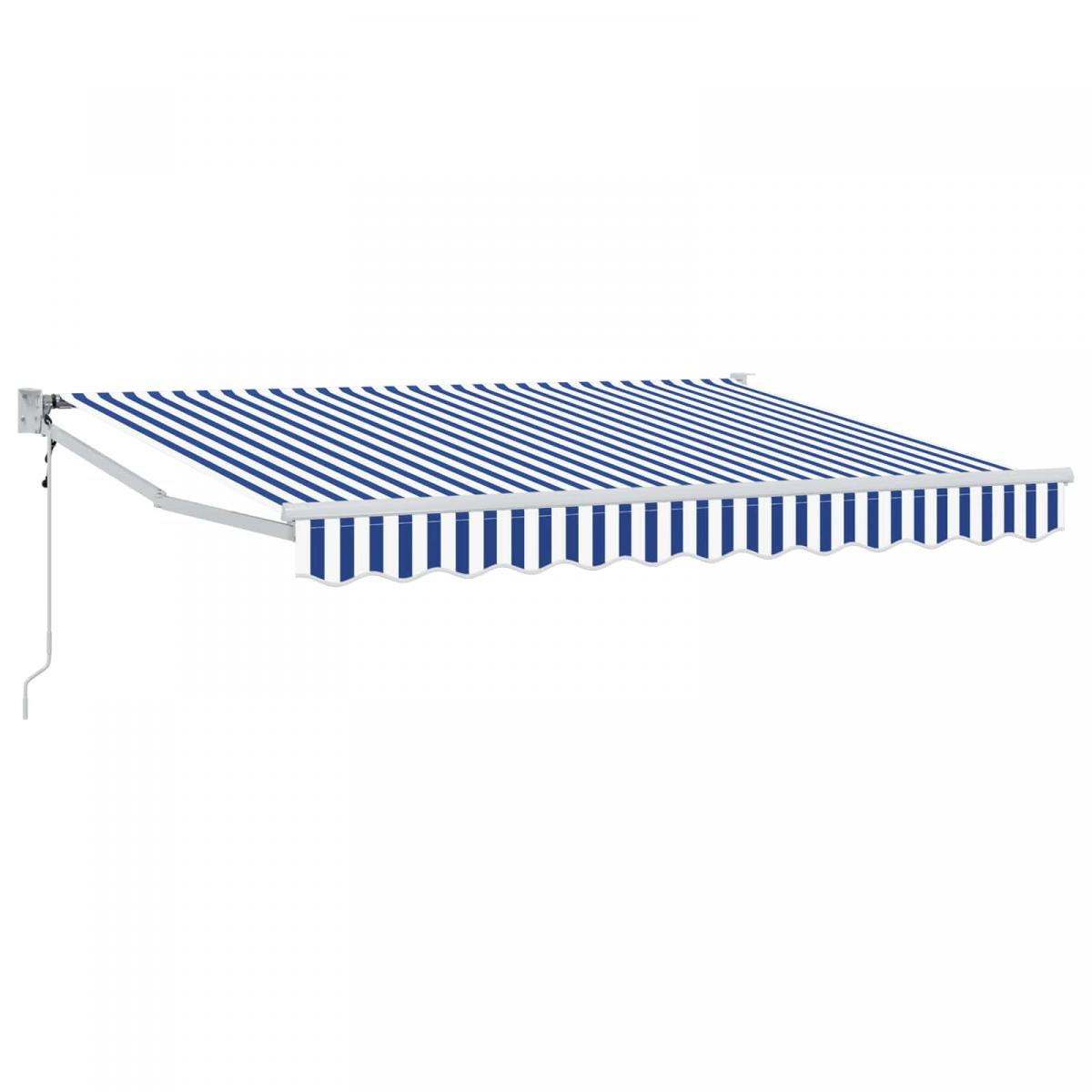 Toldo retráctil de poliéster y metal