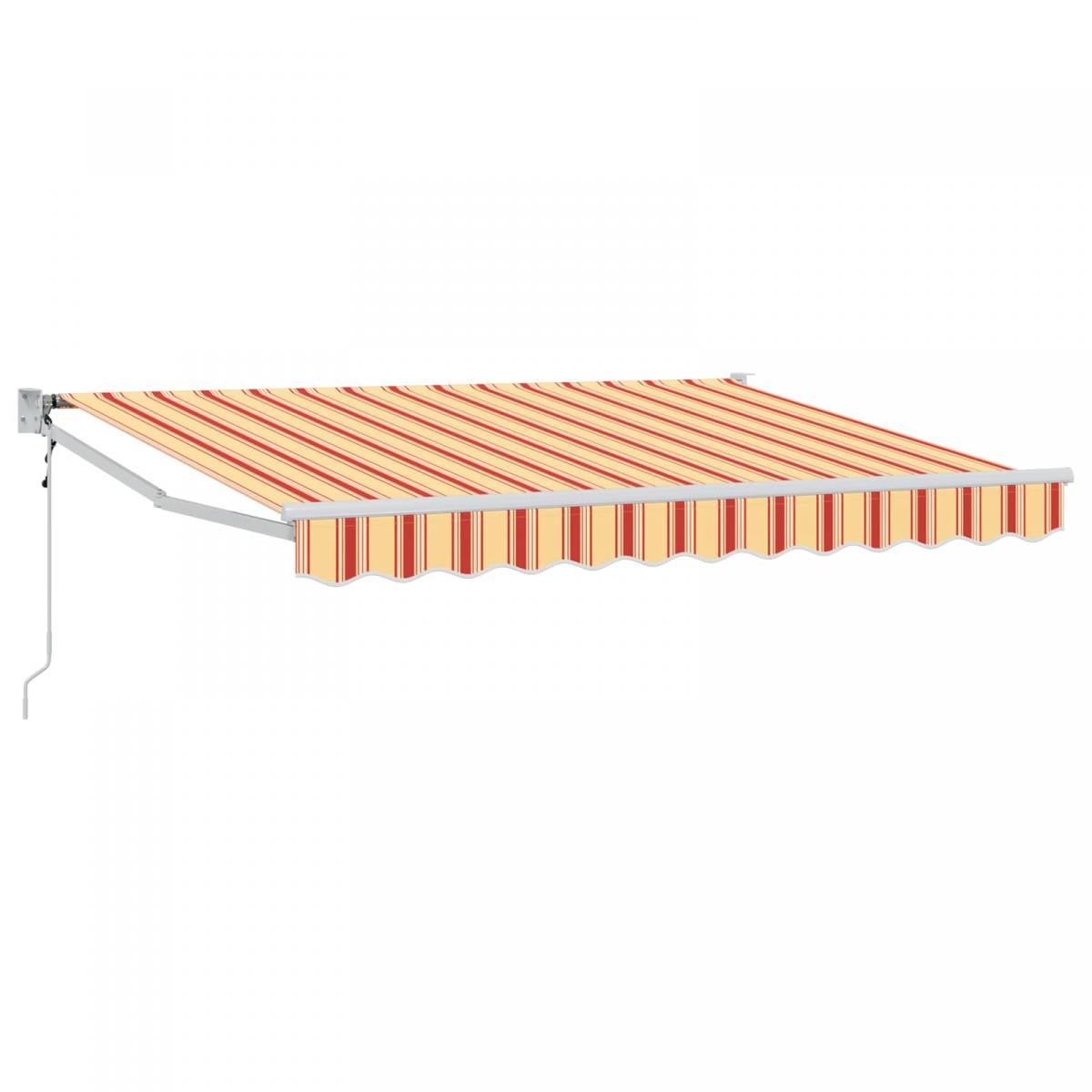 Toldo retráctil de poliéster y metal
