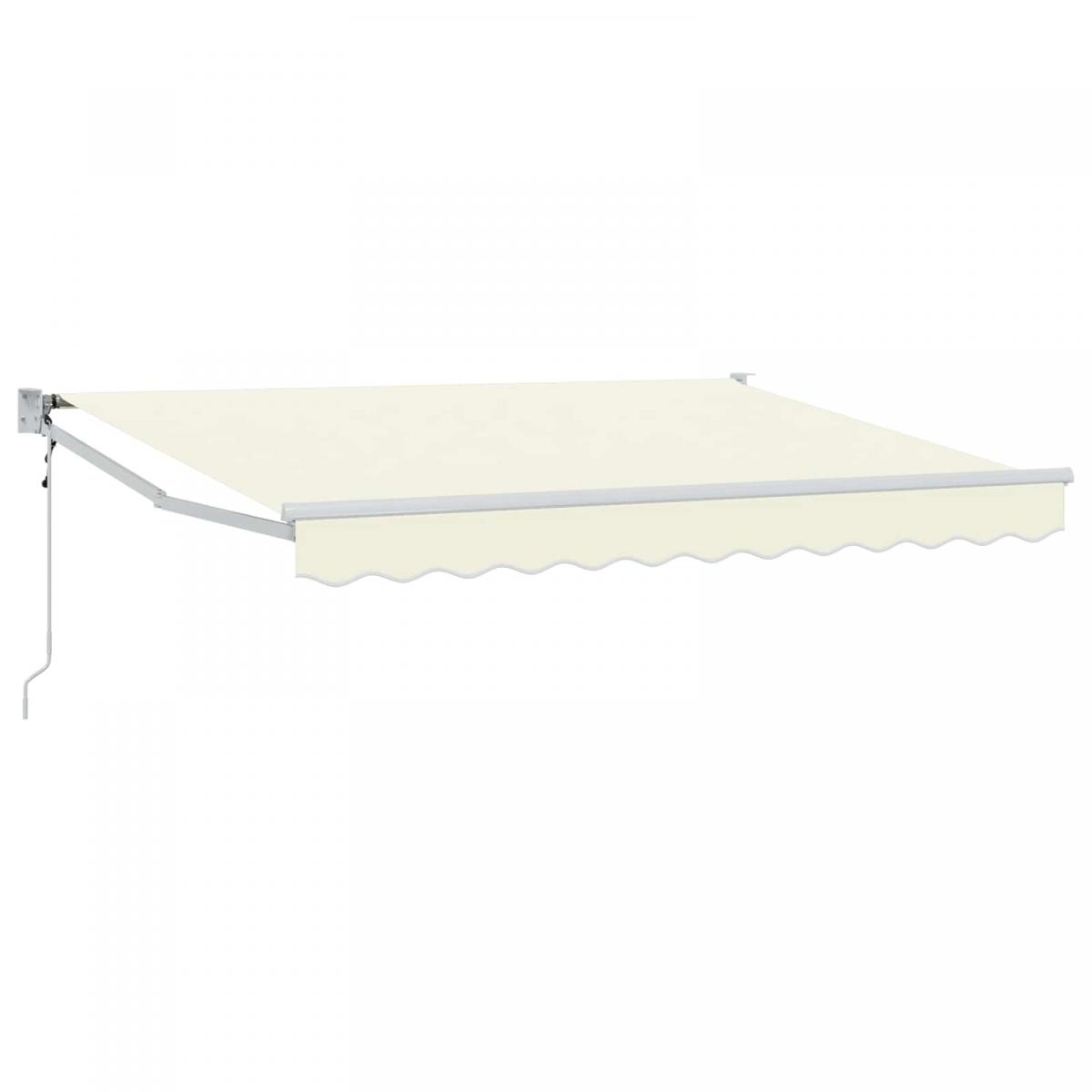 Toldo retráctil Gris Claro 300 x 250 x 165 cm Poliéster y metal