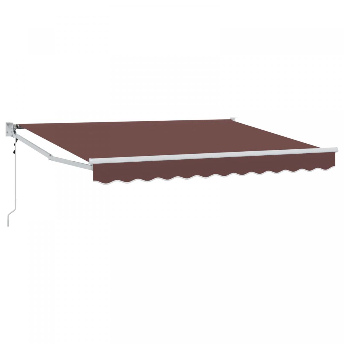 Toldo retráctil Gris Claro 300 x 250 x 165 cm Poliéster y metal