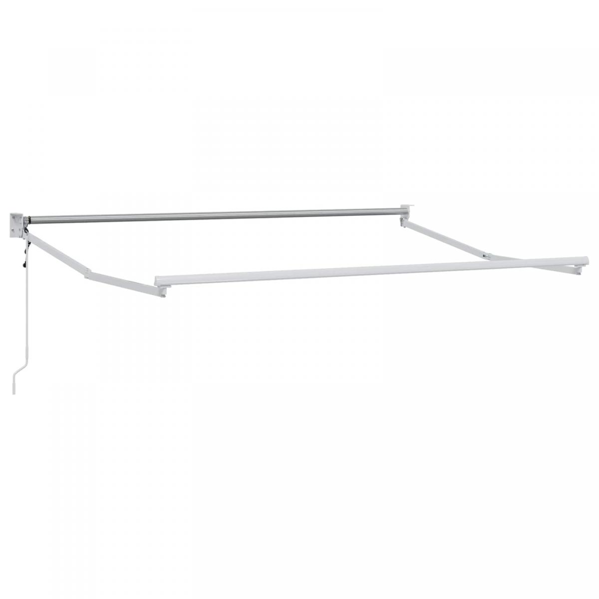 Toldo retráctil Gris Claro 300 x 250 x 165 cm Poliéster y metal