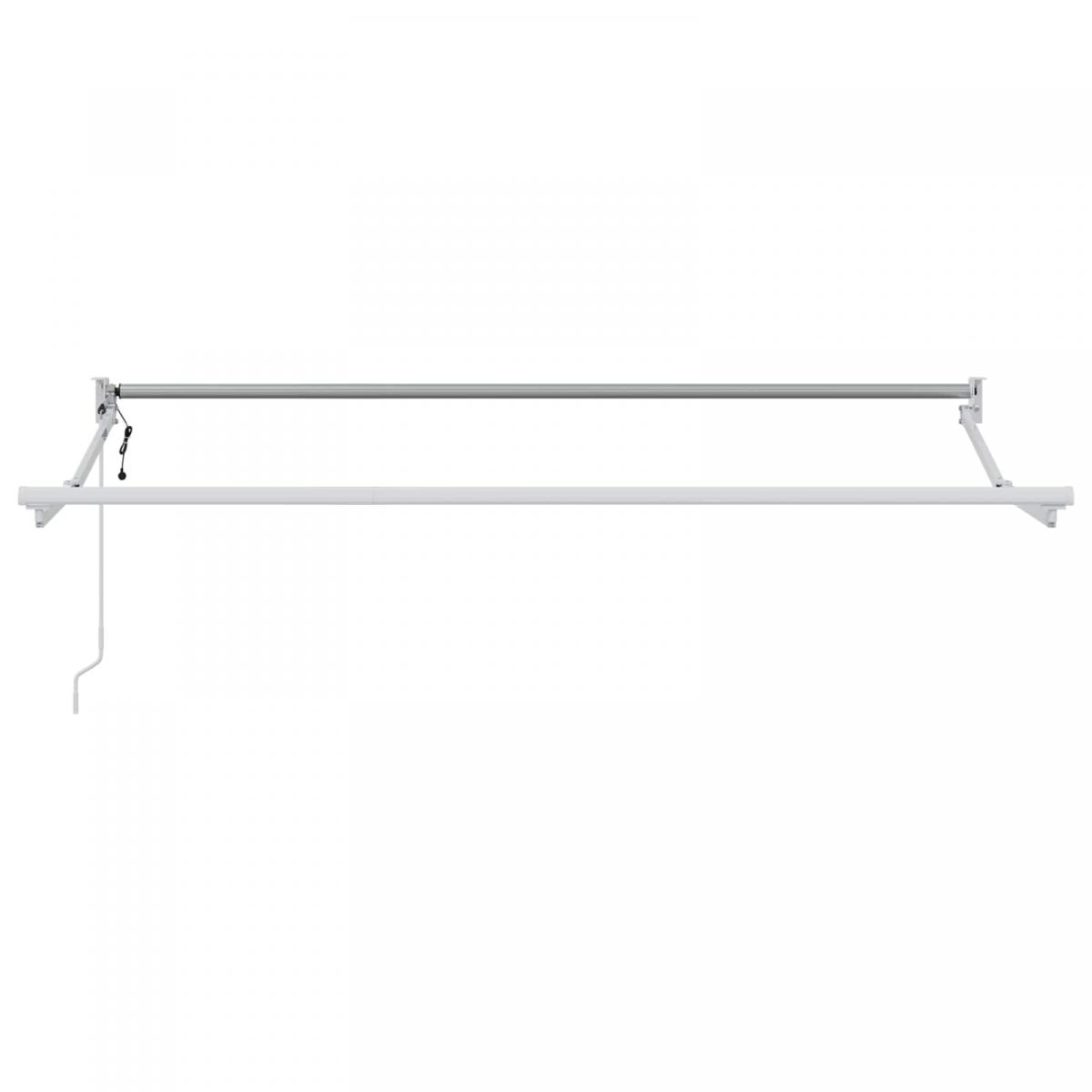 Toldo retráctil Gris Claro 300 x 250 x 165 cm Poliéster y metal