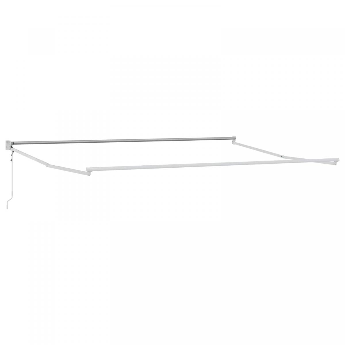 Toldo retráctil Gris Claro 300 x 250 x 165 cm Poliéster y metal