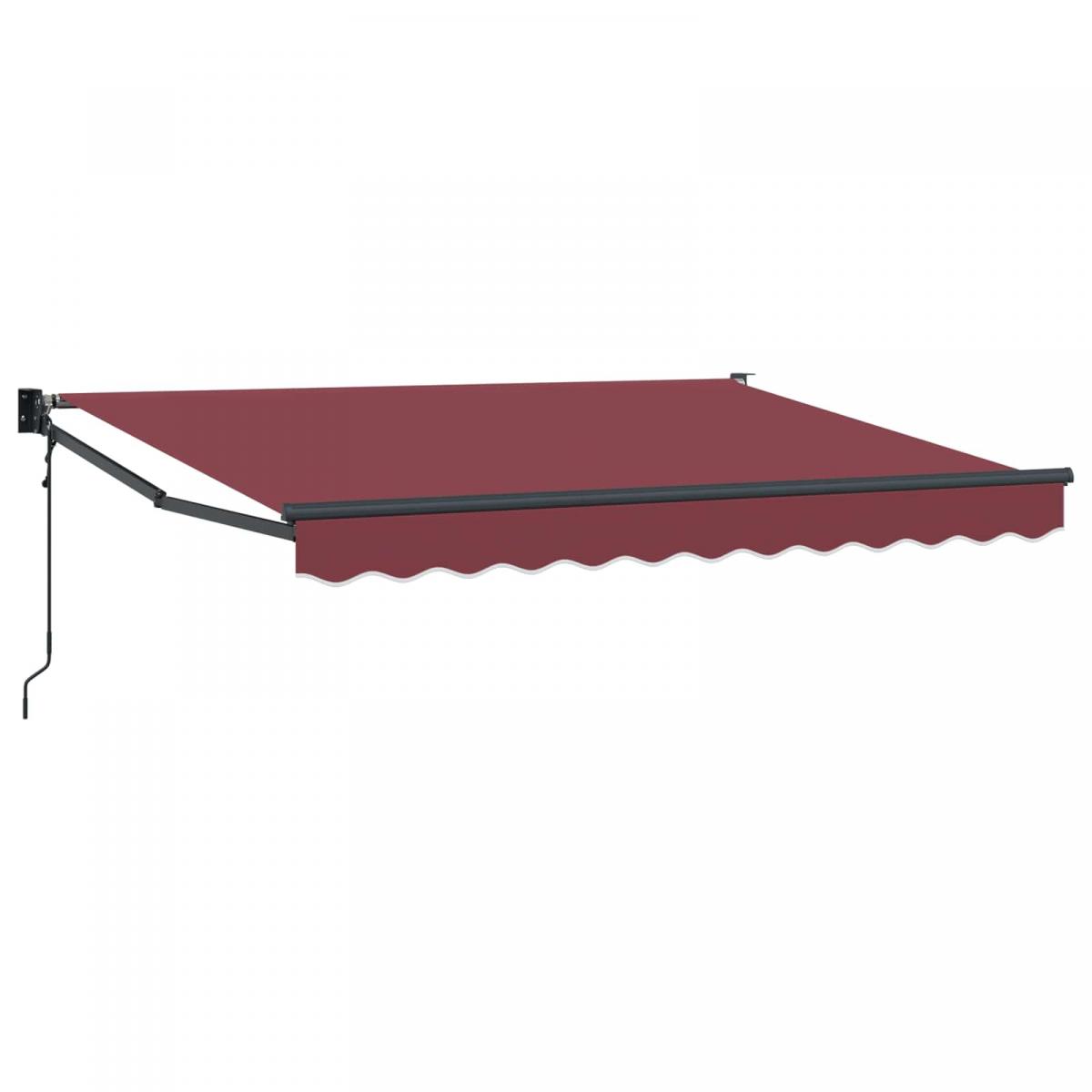 Toldo retráctil Gris Claro 300 x 250 x 165 cm Poliéster y metal