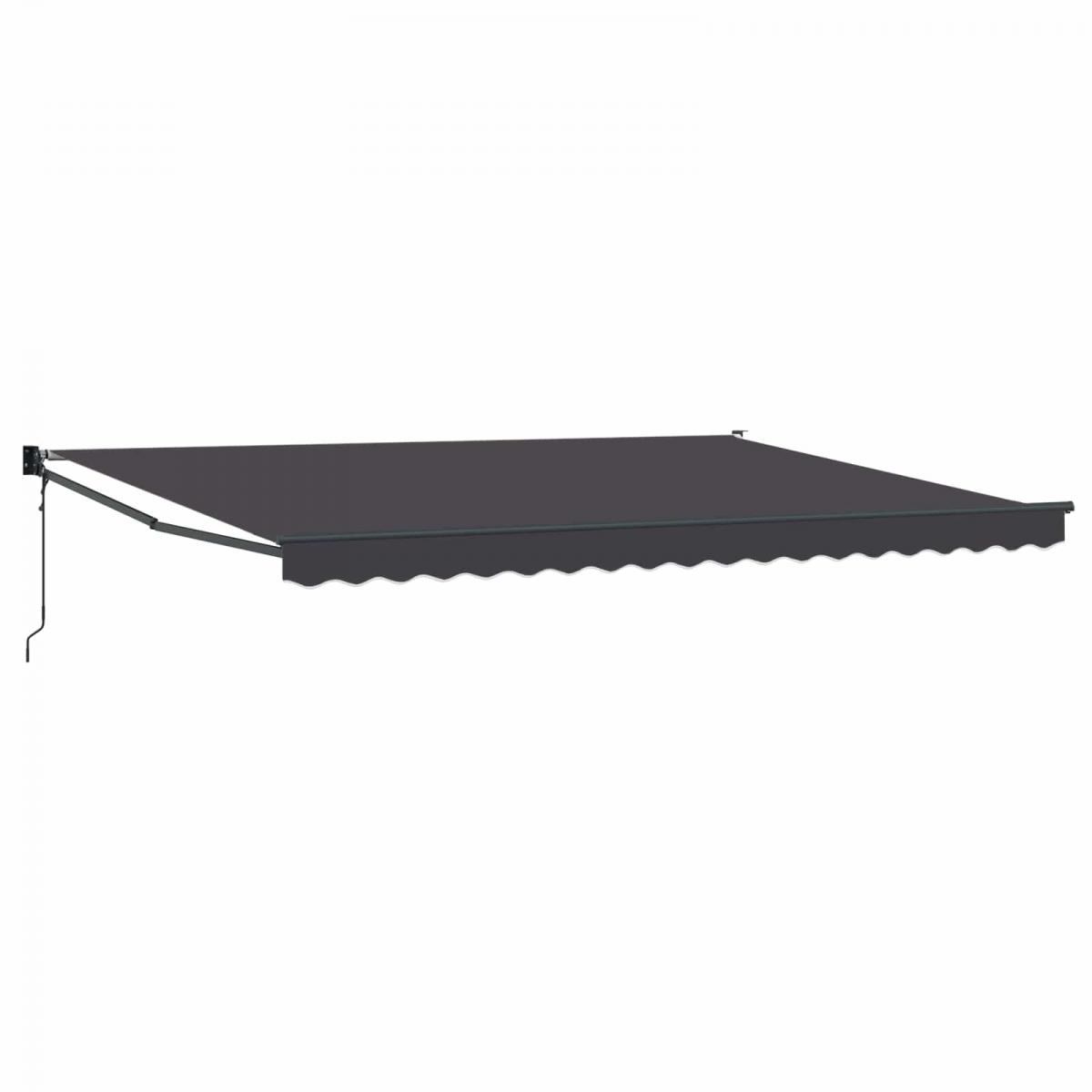 Toldo retráctil Gris Claro 300 x 250 x 165 cm Poliéster y metal
