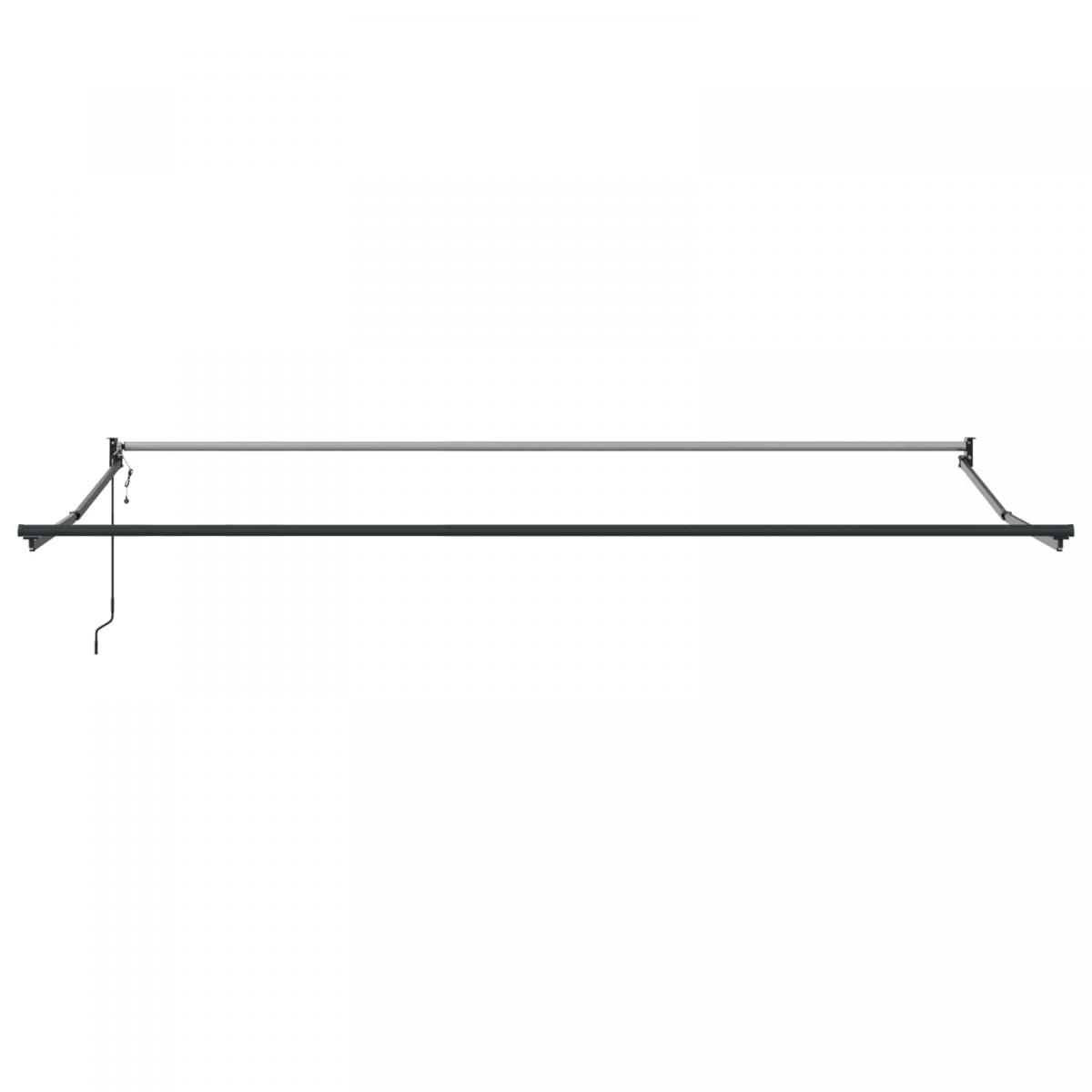 Toldo retráctil Gris Claro 300 x 250 x 165 cm Poliéster y metal