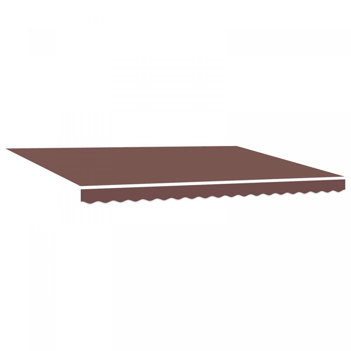 Toldo manual retráctil con LEDs Naranja, Marrón, Blanco 4 x 3 m