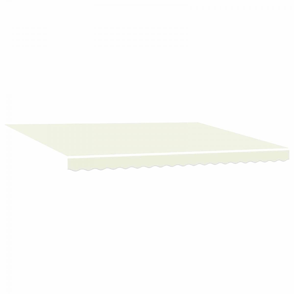 Toldo retráctil manual Naranja, Negro y Amarillo 5 x 3,5 m