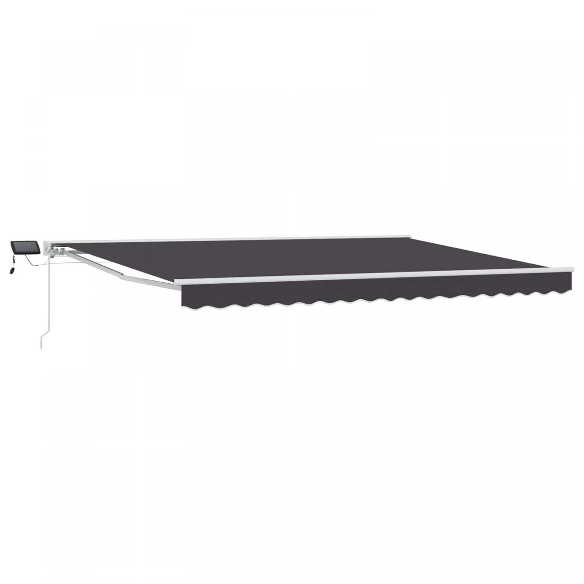 Armazón de toldo manual con LEDs